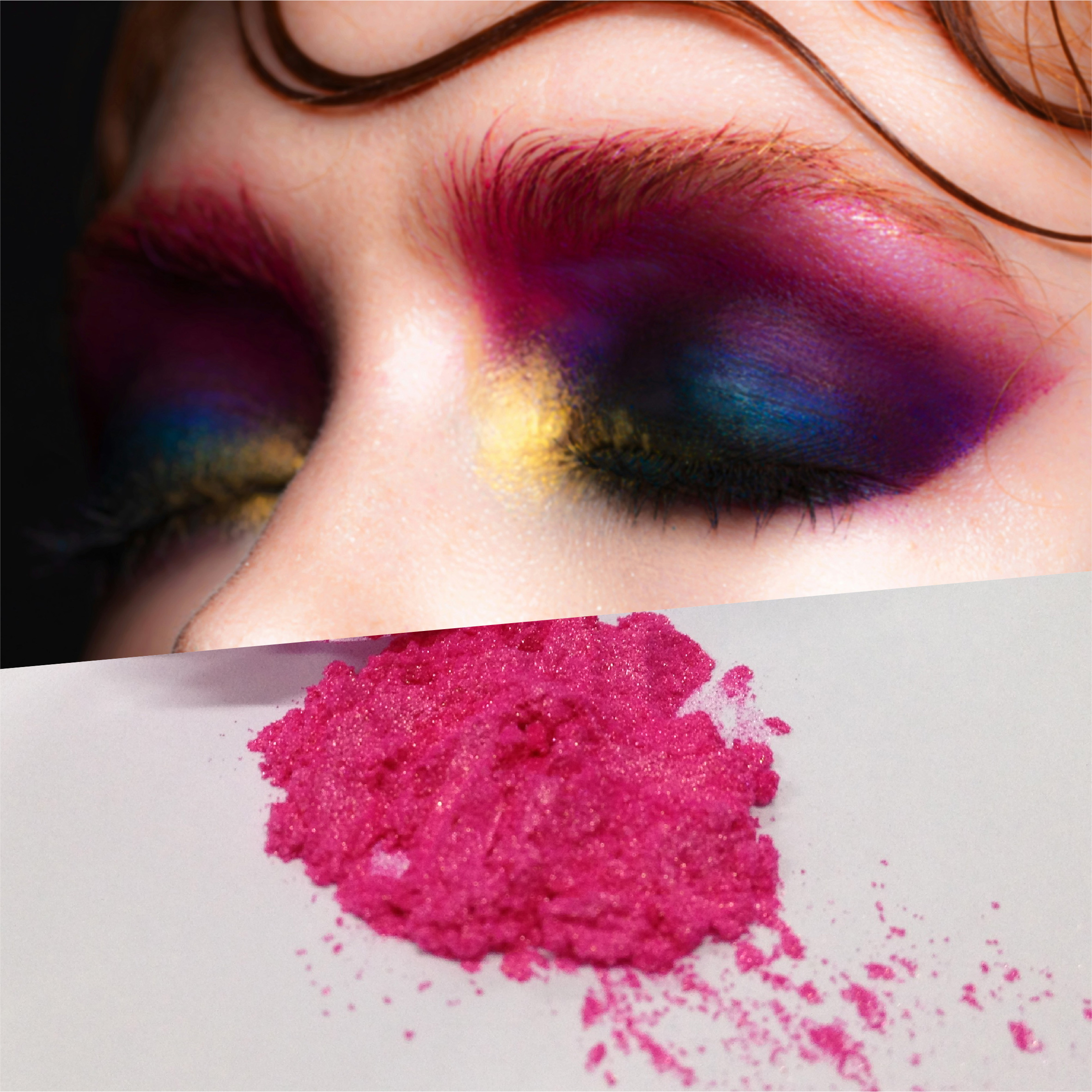 Konventionel farveovertrukket pigment